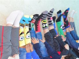Friendship day ( Crazy socks )-Primary